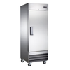 Energy Star Reach-In Refrigerator With Single Door And Rolling Casters For Easy Access