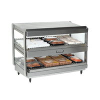 Nemco 6480-24 24"W Heated Dual Shelf Display Merchandiser