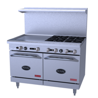 Royal RDR-2G36-126C 48" Delux Gas Restaurant Range Convection Oven