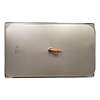 AccuTemp AT1A-3155-1 Countertop Steamer Drain Pan With Drain Valve