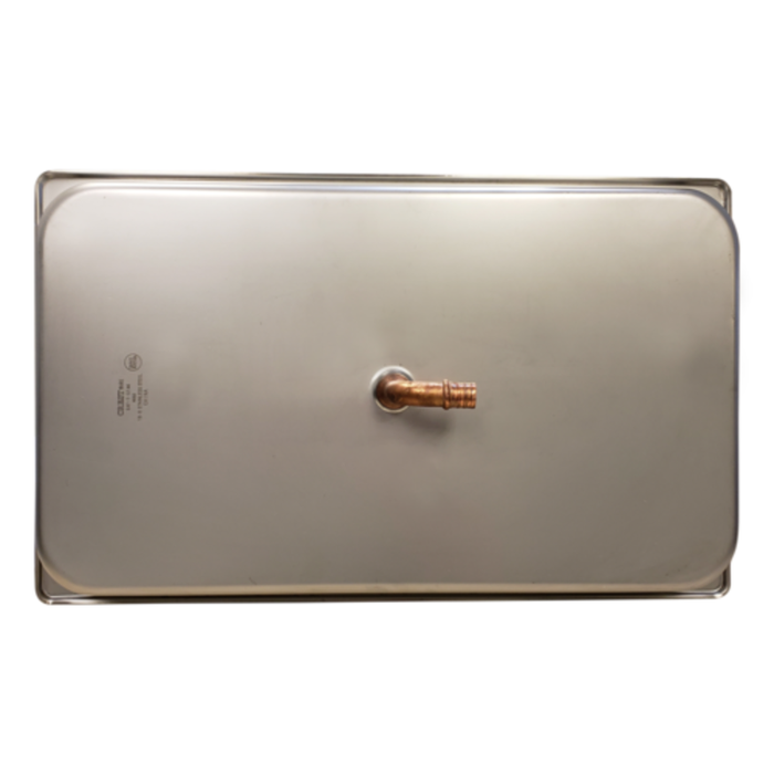 AccuTemp AT1A-3155-1 Countertop Steamer Drain Pan With Drain Valve