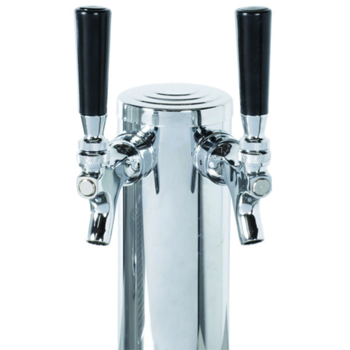 Omcan 44224 Two-Faucet Stainless Steel Draft Beer Dispensing Tower