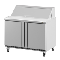 Infrico IRT-UC36P 36" Two-Section Sandwich/Salad Prep Table Refrigerator