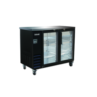 Celcold CBB48G 49" Two-Door Glass Back Bar Refrigerator