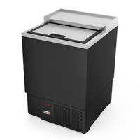 Fagor FGF-24-HC 24-5/8" Single Door Glass Froster Chiller Unit black stainless steel bar glass froster and chiller