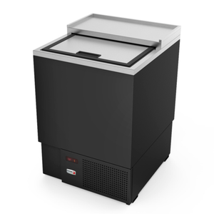 Fagor FGF-24-HC 24-5/8" Single Door Glass Froster Chiller Unit black stainless steel bar glass froster and chiller