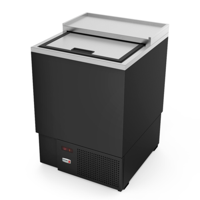 Fagor FGF-24-HC 24-5/8" Single Door Glass Froster Chiller Unit black stainless steel bar glass froster and chiller