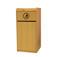 Omcan 43840 36 Gallon Indoor/Outdoor Trash Receptacle