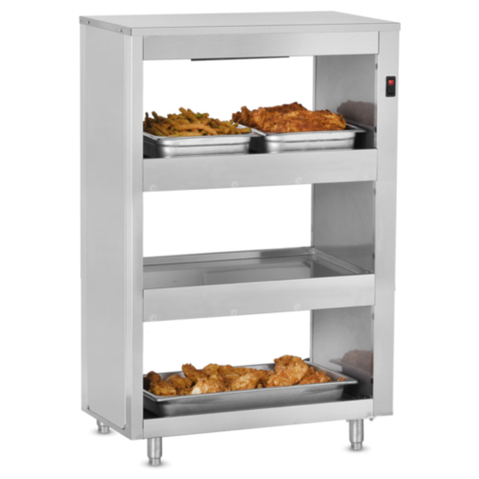 FWE HHS-IR-3-1220-3 24.75"W Infrared Heated Holding Shelf (3) Pan