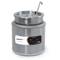 Nemco 6102A-ICL-220 7 Quart Countertop Round Food Cooker Warmer
