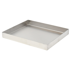 OMCAN 43227 Plateau de présentation alimentaire en acier inoxydable de calibre 18 de 10" x 15"