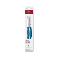 Victorinox 6.7832.2C1 4-1/2" Blade Serrated Utility Knife Blue (2-Pack)