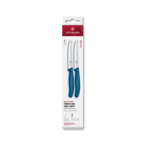 Victorinox 6.7832.2C1 4-1/2" Blade Serrated Utility Knife Blue (2-Pack)