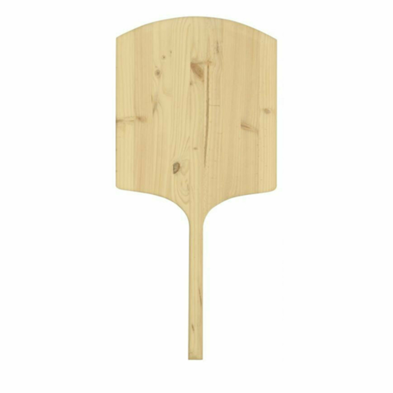 OMCAN 80609 Wooden Pizza Peel 20 Inch X 22 Inch Blade For Easy Pizza Transfers