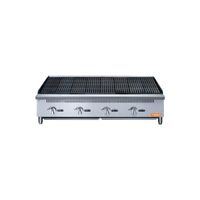 BRIKA BRB-48 48"W Countertop Gas Radiant Charbroiler