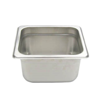 Nestwell 200S4 6-7/8" x 6-5/16" 1/6-Size 4" Deep Steam Pan