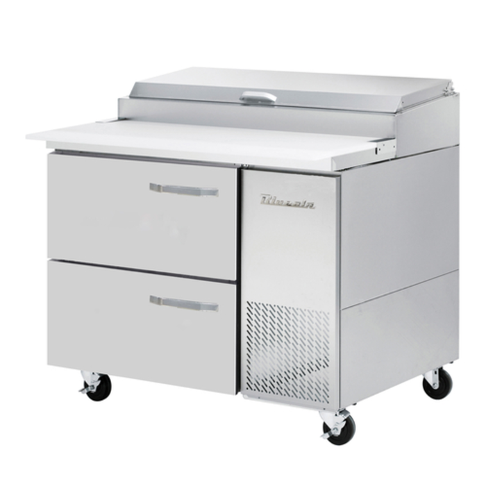 Bluenix BAPP44-D2-HC 44-3/8" Refrigerated Pizza Prep Table