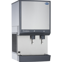 Follett 25CI414W-L 25 lb. Countertop Nugget Ice & Water Dispenser