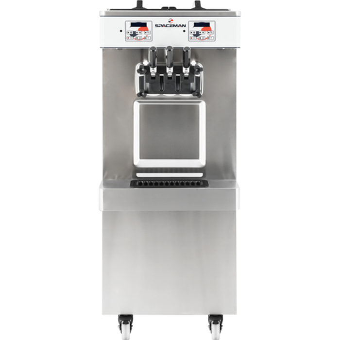 Spaceman 6250-C 21" Twin Twist Gravity Feed Soft Serve Machine