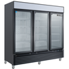 Versa Premier C3-82GDVCP Three Door Merchandiser Refrigerator With Glass Doors And Storage Capacity
