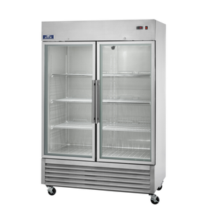 Congélateur professionnel à deux portes Arctic Air AGDF49, 137 cm de large, 1388 litres