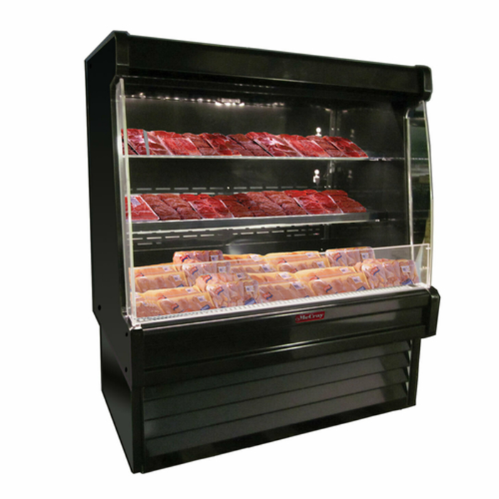 Howard McCray SC-OM35E-5L-B-LED 63-Inch Open Refrigerated Merchandiser Display