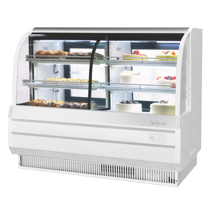 Turbo Air TCGB-72CO-W(B)-N Vitrine de boulangerie réfrigérée et sèche combinée de 184 cm