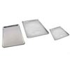 Set Of Three Perforated Aluminum Bun Pans In Various Sizes For Optimal Baking Performance