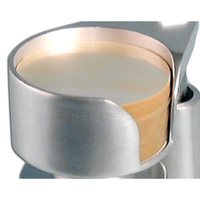 Omcan 11429 Papier de cellophane pour 11428 Machine à galettes Elite Top-Down Press dans un anneau de presse à patty pour des galettes hachées propres et uniformes