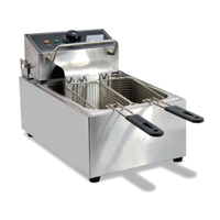 Omcan 39371 6.3-Quart Single Pot Countertop Electric Fryer 220V