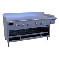 Royal GB-24 Delux Series 28"W Gas Countertop Griddle/Overfire Broiler