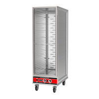 Adcraft PW36I 36 Pan Mobile Heated Holding Proofing Cabinet
