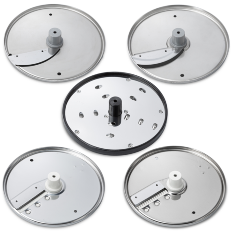 Eurodib 653868 Dito Sama Food Processor Disc Plate Set Featuring Various Discs For Enhanced Culinary Versatility