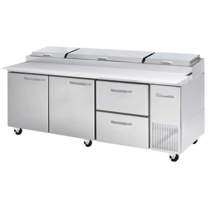 Blueair BAPP93-D2R-HC 93.25 inch Pizza Prep Table 30.8 Cu.Ft.