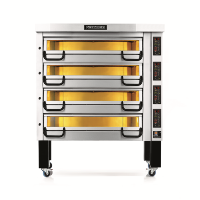 PizzaMaster PM 834ED 48.4"W Electric Pizza Deck Oven, (4) Decks
