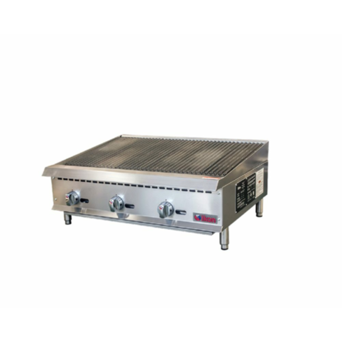 IKON IRB-36 36" W Gas Countertop Radiant Charbroiler