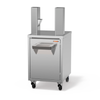 Zummo Slim Service Cabinet Base with stainless steel finish, designed for efficient juicing station setup.