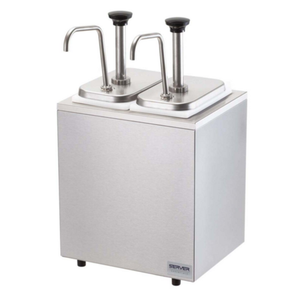 Server 79890 10.88"W 7 qt Cold Topping Dispenser Station