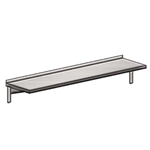 Winholt SCASS-2460-3-SU 60"L x 24"W Cantilevered Solid Shelving Unit