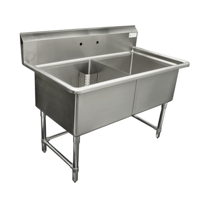 Thorinox TDS-1818-0 Two Compartment Sink 41"L x 23-1/2"W