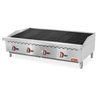 48 Inch Radiant Gas Charbroiler With Stainless Steel Construction And Multiple Heating Zones