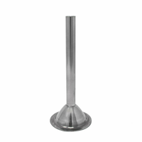Omcan 10022 Stainless Steel Sausage Stuffing Tube 17mm for #22 Grinders