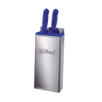 Edlund KR-50B 12" Blue Knife Block Rack for Cleavers and Knives
