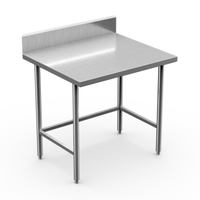 Winholt DTB-2472 72" x 24" Stainless Steel Top Work Table