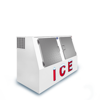 Leer L462LCSP 46 Cu. Ft. Outdoor Ice Merchandiser Cold Wall