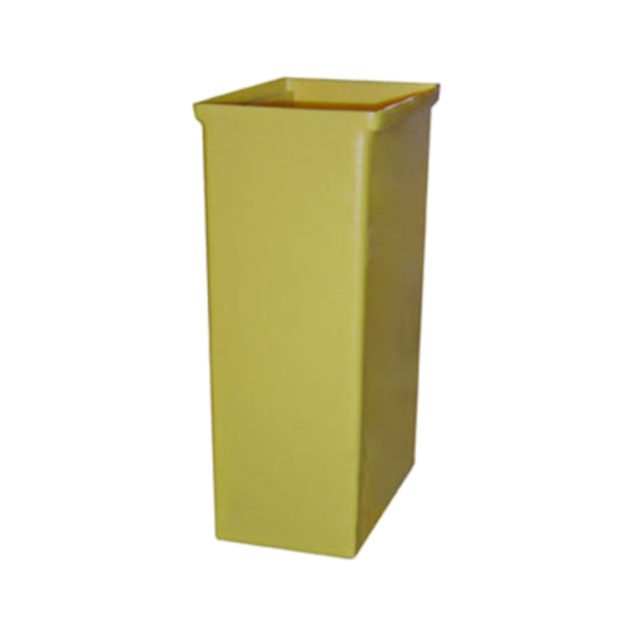 Winholt 148BIN-YW 50lb Flour 75lb Sugar Seamless Polyethylene Ingredient Bin