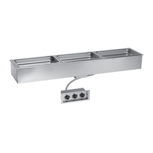Alto-Shaam 300-HWIS/D6 65-5/8"W 3-Pan Electric Drop-In Hot Food Well
