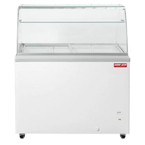 New Air NIF-41-DC 41" Flat Glass Ice Cream Freezer