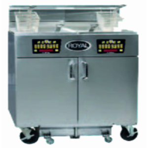 Royal REF-1417-5-DM2 76.5" 5 x 50 lb Electric Fryer Battery