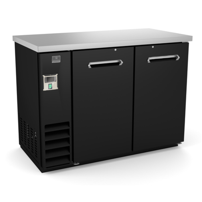 Kelvinator KCHBB48S 49" Refrigerated Back Bar Cabinet with Solid Doors